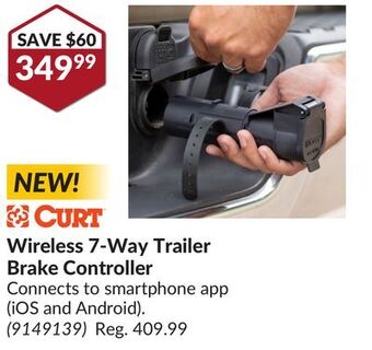 Princess Auto Wireless 7-way trailer brake controller offer
