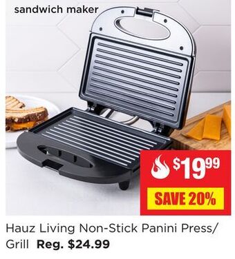 Kitchen Stuff Plus Hauz living non-stick panini press/grill offer