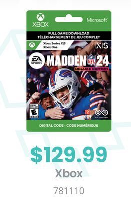 GameStop Xbox madden 24 édition de luxe - numérique offer
