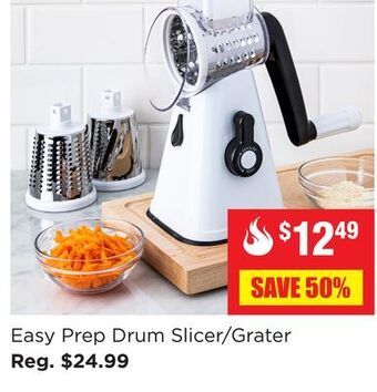 Kitchen Stuff Plus Easy prep drum slicer/grater offer