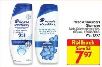 Walmart Head & Shoulders Shampoo offer