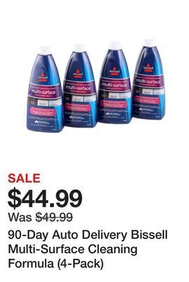 TSC Stores 90-day auto delivery bissell multi-surface cleaning formula (4-pack) offer