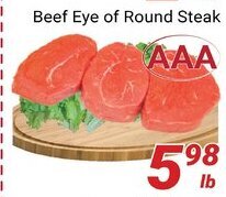 Nations Fresh Foods Beef Eye of Round Steak offer