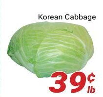 Nations Fresh Foods Korean Cabbage offer