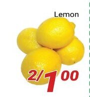 Nations Fresh Foods Lemon offer