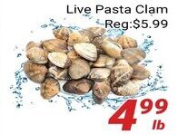 Nations Fresh Foods Live Pasta Clam offer
