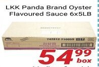 Nations Fresh Foods LKK Panda Brand Oyster Flavoured Sauce 6x5LB offer