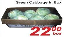 Nations Fresh Foods Green Cabbage In Box offer