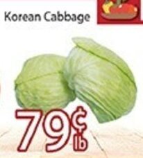 Nations Fresh Foods Korean Cabbage offer