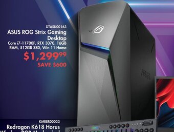 Canada Computers ASUS ROG Strix Gaming Desktop offer