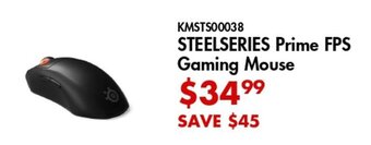 Canada Computers KMSTS00038 STEELSERIES Prime FPS Gaming Mouse offer