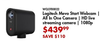 Canada Computers Logitech Mevo Start Webcam | All In One Camera | HD live streaming camera | 1080p offer