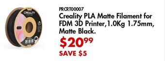 Creality PLA Matte Filament for FDM 3D Printer