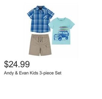 Costco Andy & evan kids 3-piece set offer