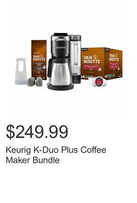 Costco Keurig k-duo plus coffee maker bundle offer