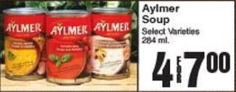 AG Foods Aylmer Soup offer
