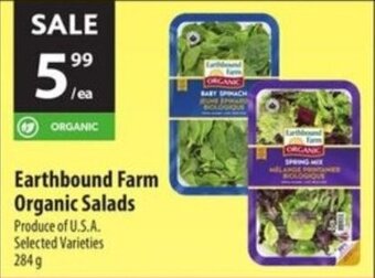 Co-op Earthbound Farm Organic Salads offer