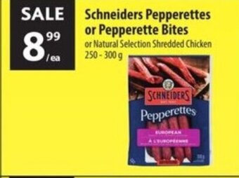 Co-op Schneiders Pepperettes or Pepperette Bites offer