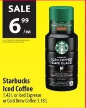 Co-op Starbucks Iced Coffee offer