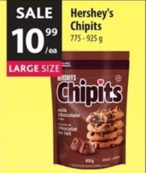 Co-op Hershey's Chipits 775-925 g offer