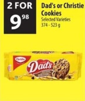 Co-op Dad's or Christie Cookies offer