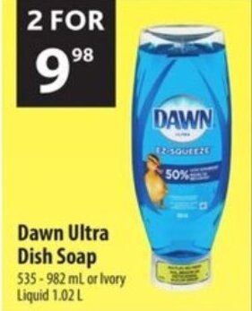 Co-op Dawn Ultra Dish Soap offer