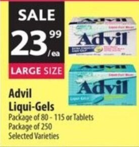 Co-op Advil Liqui-Gels offer