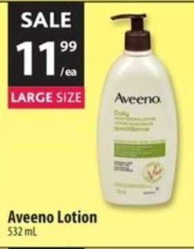 Co-op Aveeno Lotion 532mL offer