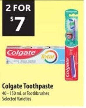 Co-op Colgate Toothpaste offer