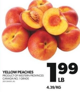 Real Canadian Superstore YELLOW PEACHES offer