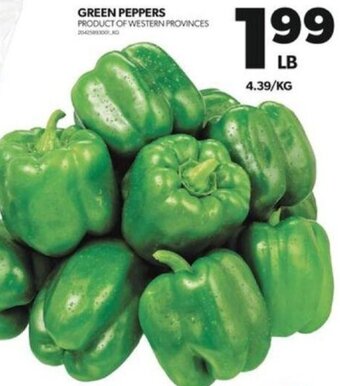 Real Canadian Superstore GREEN PEPPERS offer