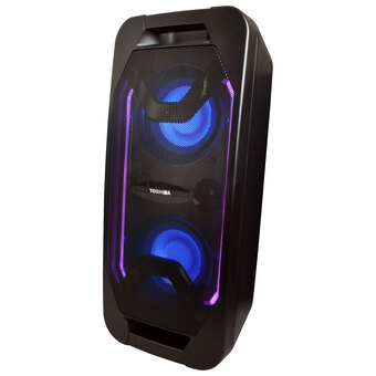 Best Buy Toshiba ty-asc65 portable bluetooth party speaker with microphone - black offer