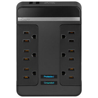 Best Buy Rocketfish 6 outlet/2 usb surge protector - only at best buy offer