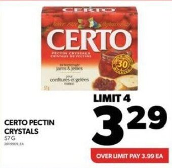 Real Canadian Superstore CERTO PECTIN CRYSTALS 57 G offer