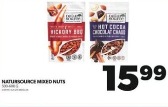 Real Canadian Superstore NATURSOURCE MIXED NUTS 500-600 G offer