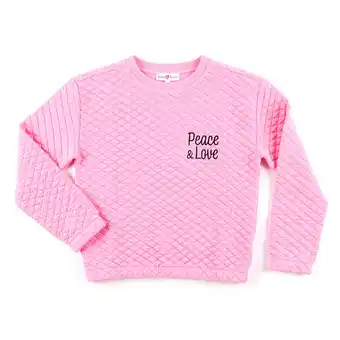 Giant Tiger Bella & birdie girl's active quilted crew neck top offer
