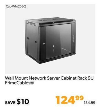 Shopper+ Wall mount network server cabinet rack 9u primecables offer