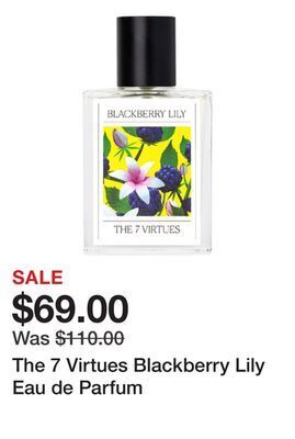 Sephora The 7 virtues blackberry lily eau de parfum offer