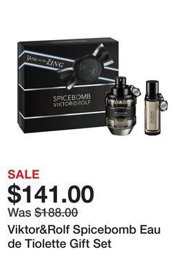 Sephora Viktor&rolf spicebomb eau de tiolette gift set offer