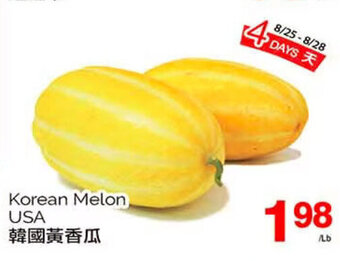 T&T Supermarket Korean Melon offer