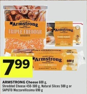 IGA ARMSTRONG Cheese offer