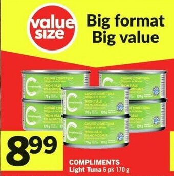 IGA COMPLIMENTS Light Tuna offer