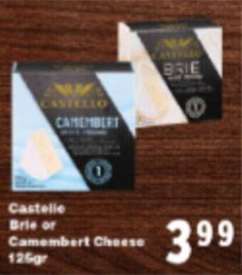 Quality Foods Castelle Brie or Camembert Cheese offer