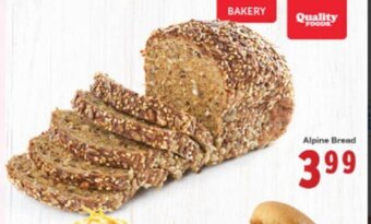 Quality Foods Alpine Bread offer