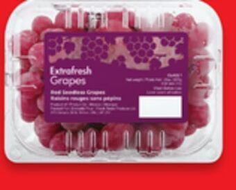 Walmart Red or green grapes offer