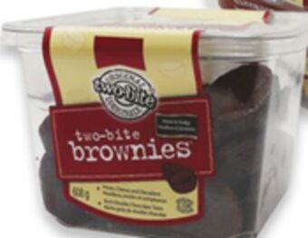 Walmart Two-bite brownies 608 g offer