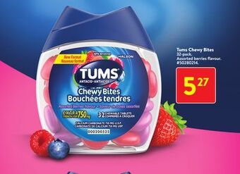 Walmart Tums chewy bites offer