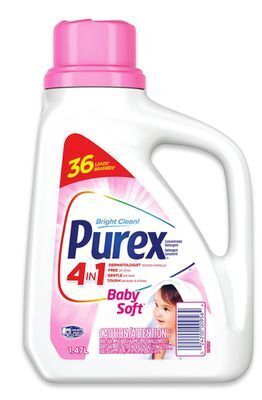 Walmart Purex baby soft 1.47 l 4-in-1 liquid laundry detergent offer