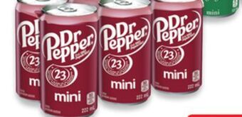 Walmart Dr pepper mini cans offer