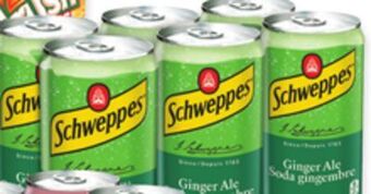 Walmart Schweppes ginger ale mini cans offer